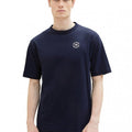 Tom Tailor Ανδρικό T-shirt Navy Μπλε με Στάμπα Κωδικός: 1036353-10668 NAVY BLUE